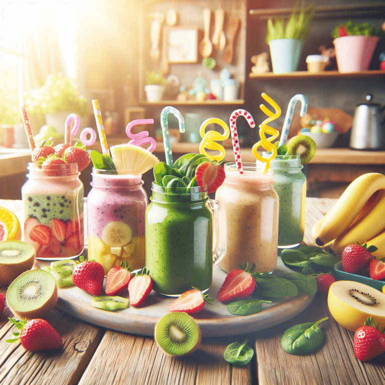Smoothies nutritivos para crianças: receitas fáceis