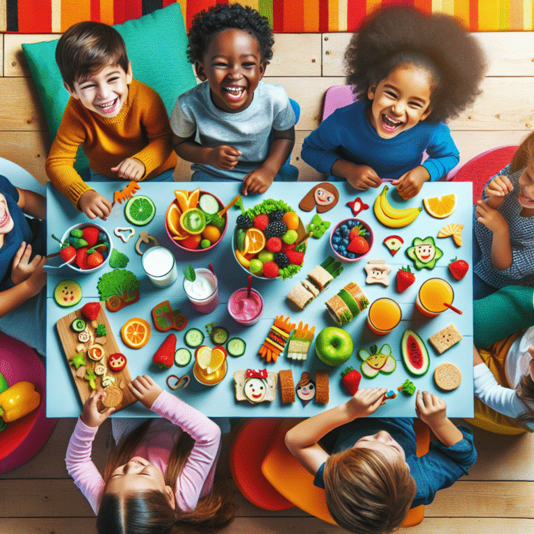 Dicas para tornar a hora do lanche mais agradável para crianças