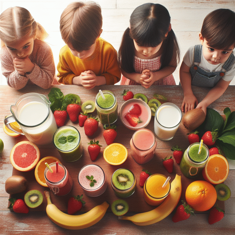 Bebidas saudáveis para crianças: opções que fazem bem