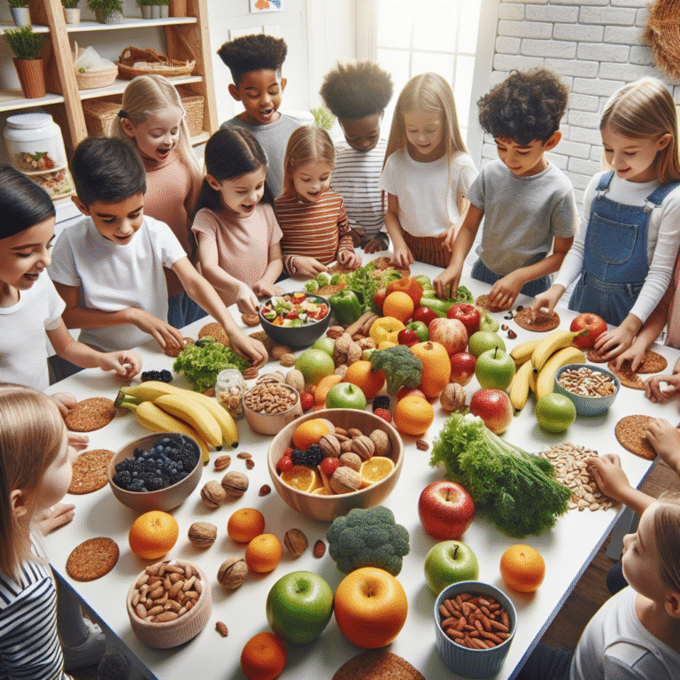 Como envolver crianças na escolha de lanches saudáveis