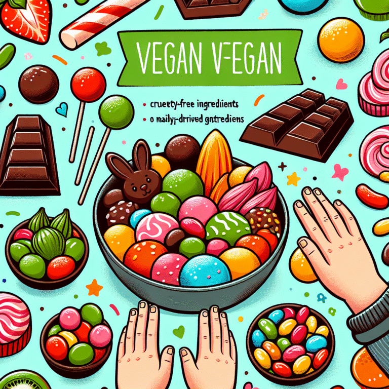 Doces veganos para crianças pequenas