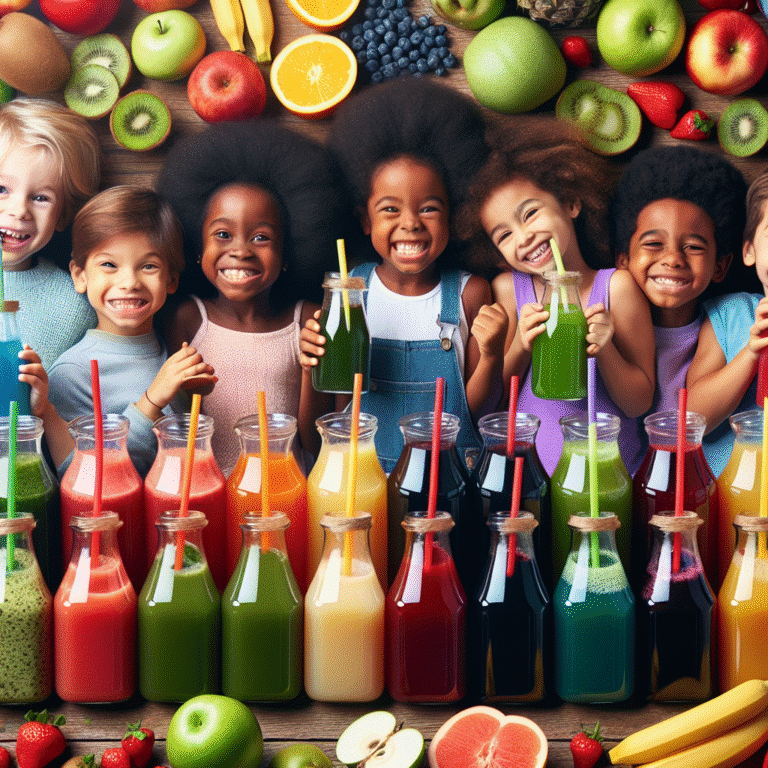 Sucos naturais para crianças: sabor e saúde
