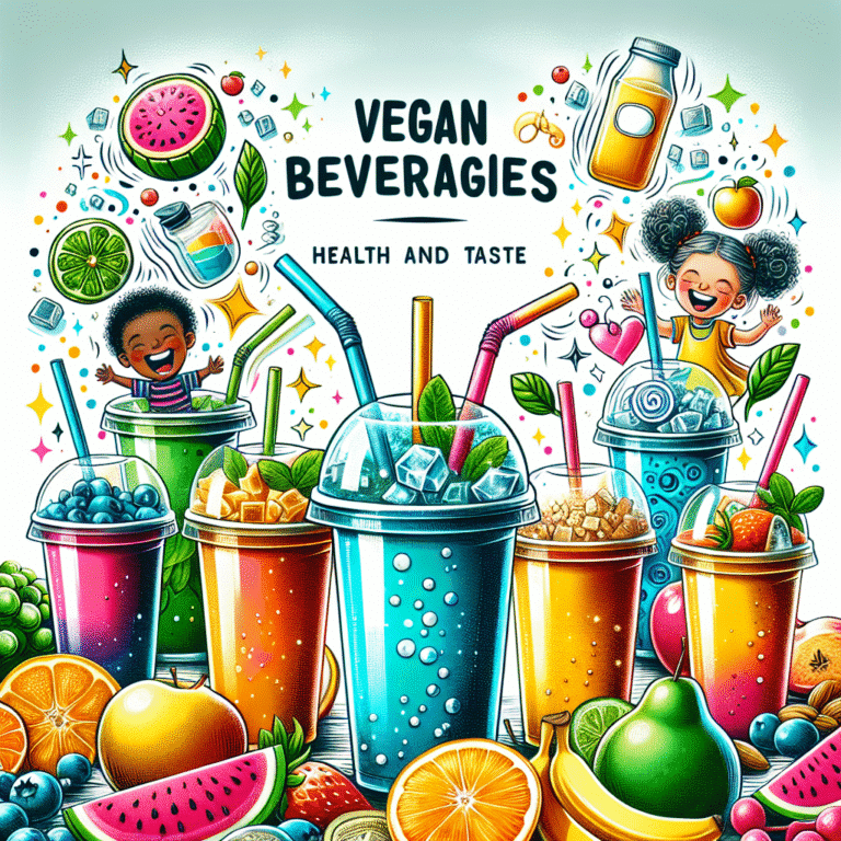 Bebidas veganas para crianças: saúde e sabor na taça