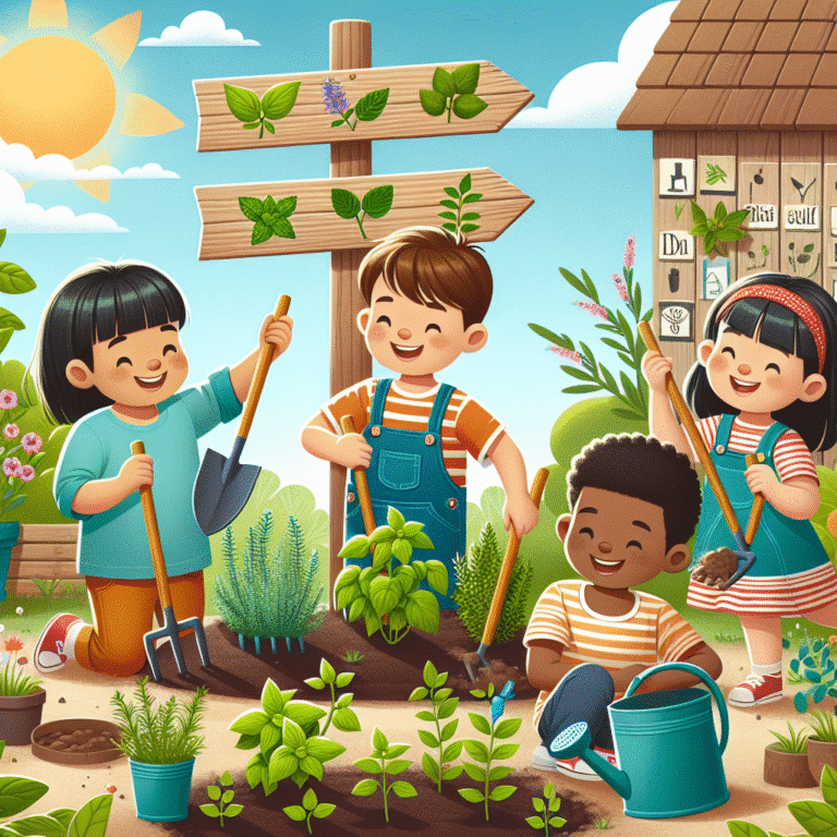 Dicas para criar um jardim de ervas com crianças