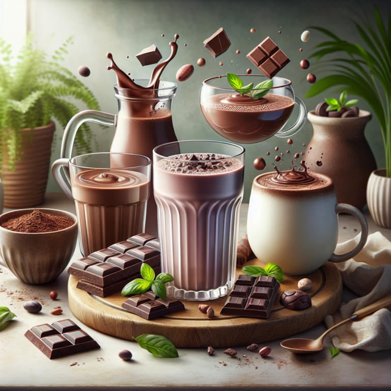 Bebidas de chocolate saudável: satisfazendo o desejo de doces sem culpa