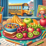 Lanches rápidos para crianças antes da aula