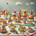 Lanches saudáveis criativos para crianças pequenas