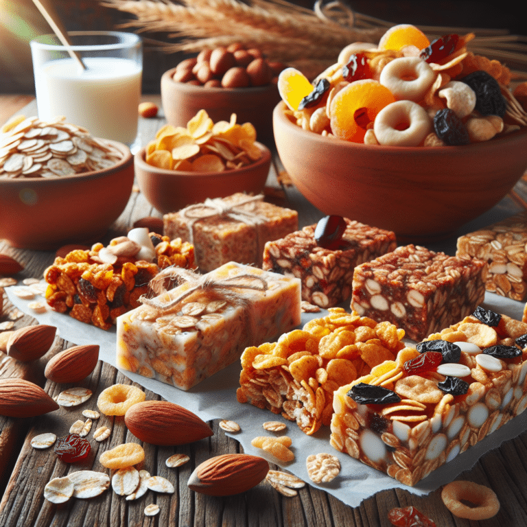 Barrinhas de cereal caseiras: energia saudável para os pequenos