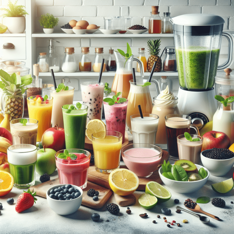 Bebidas rápidas e fáceis: soluções práticas para o dia a dia corrido