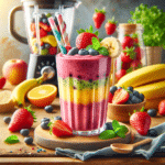 Receitas fáceis de smoothies saudáveis para crianças