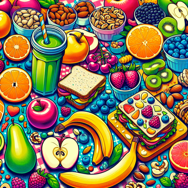 Lanches nutritivos para crianças ativas